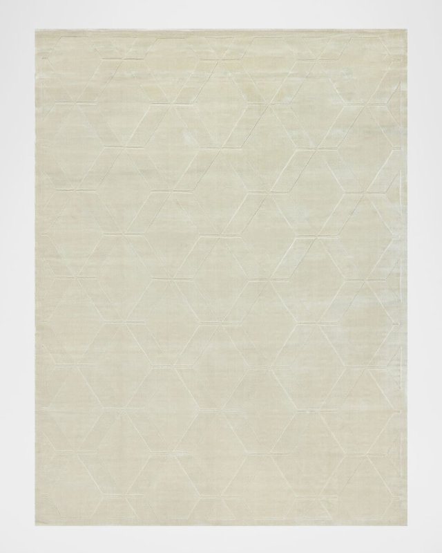 Brunello Hand-Loomed Light Beige Rug, 9' x 12'